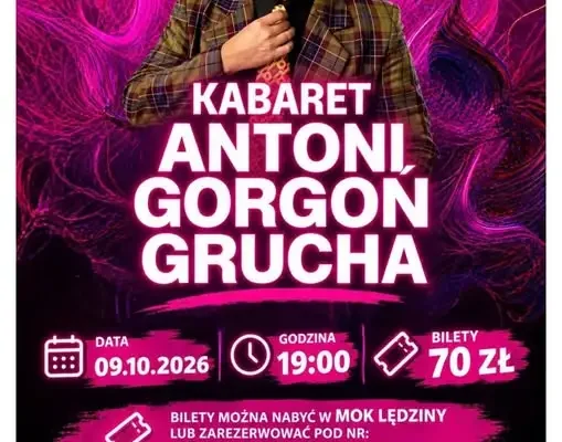 Antoni Gorgoń Grucha wystąpi na żywo w Lędzinach – bilety już dostępne