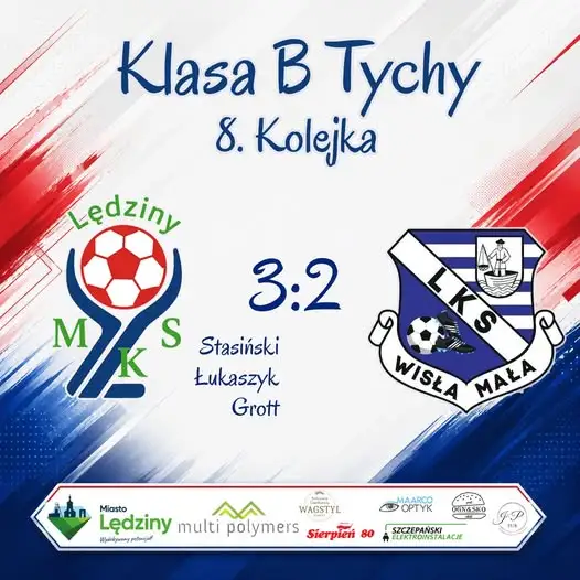 MKS II Lędziny wygrywa 3:2 z Wisłą Małą po dramatycznym finiszu