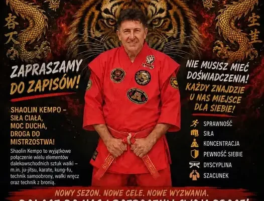 Shaolin Kempo w Lędzinach: nowy sezon treningowy 2026/2027 – zapisy otwarte