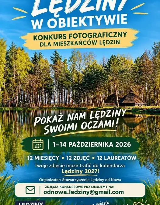 Konkurs fotograficzny „Lędziny w Obiektywie” – Twoje zdjęcie może trafić do kalendarza na 2027 rok