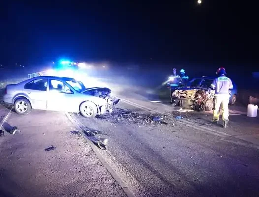 Zderzenie dwóch aut na ul. Lędzińskiej w Lędzinach – interweniowała OSP