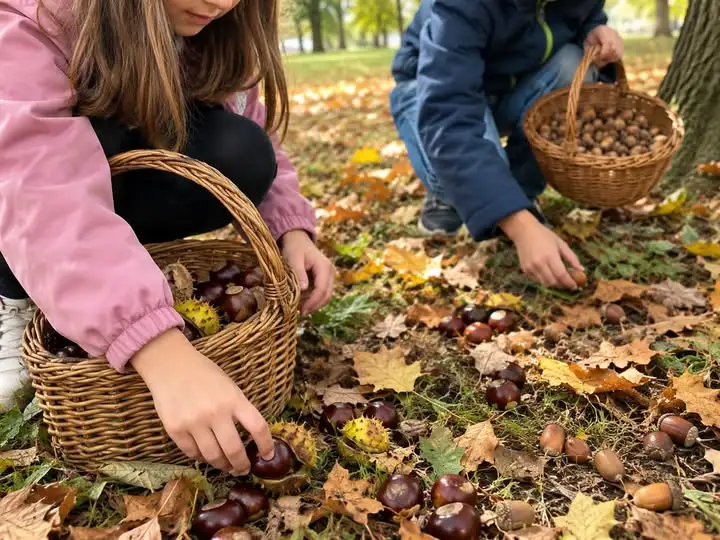 Szkoła Podstawowa nr 2 w Lędzinach ogłasza konkurs zbiórki żołędzi i kasztanów