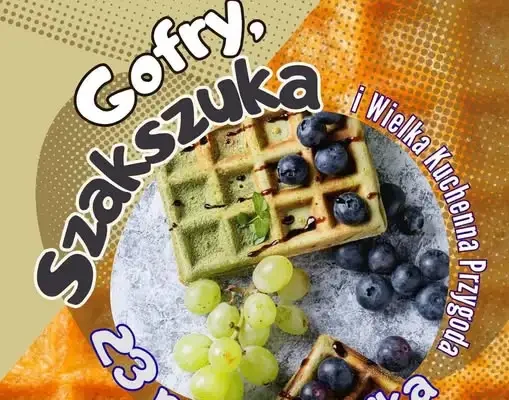 Szpinakowe gofry na warsztatach kulinarnych dla dzieci w Chełmie Śląskim