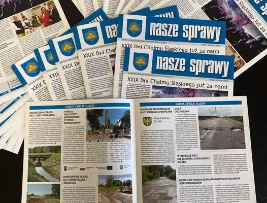 Nowy biuletyn „Nasze Sprawy” trafi do mieszkańców Chełmu Śląskiego