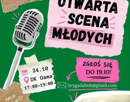 Otwarta Scena Młodych w Bieruniu – zaprezentuj swój talent!