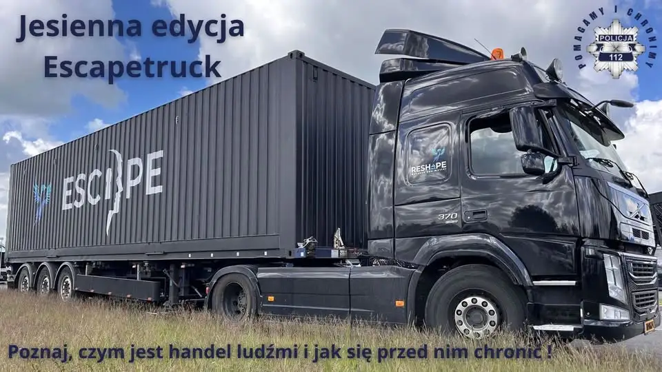 Escapetruck wraca na trasę. Mobilna lekcja o handlu ludźmi w trzech województwach
