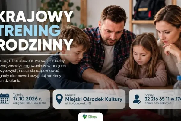 Lędziny: Krajowy Trening Rodzinny – jak przygotować się na sytuacje kryzysowe?