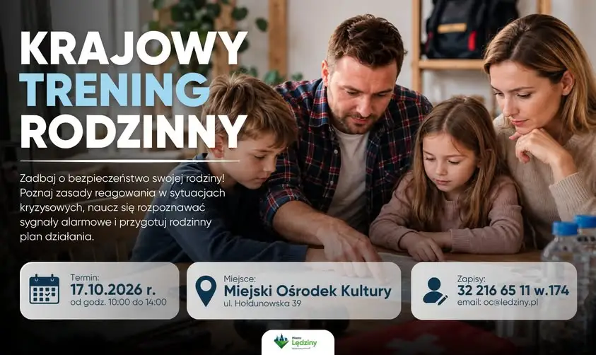 Lędziny: Krajowy Trening Rodzinny – jak przygotować się na sytuacje kryzysowe?