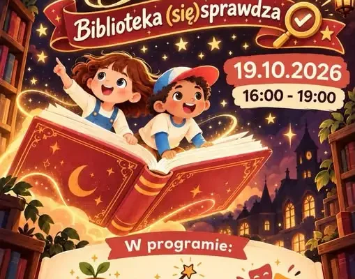 Noc Bibliotek 2026 w Chełmie Śląskim – magiczna noc dla dzieci