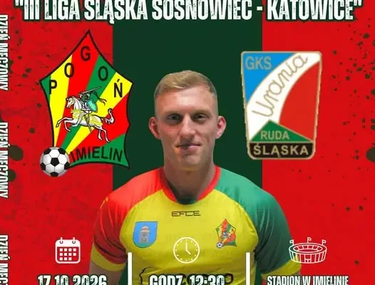 LKS Pogoń Imielin walczy o przełamanie. W sobotę podejmie GKS Urania Ruda Śląska