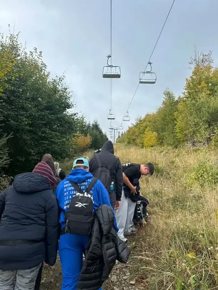 Uczniowie z Golawca zdobyli Korbielów i Halę Miziową