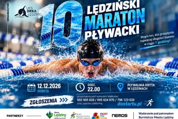 10. Nocny Maraton Pływacki w Lędzinach – zapisy trwają