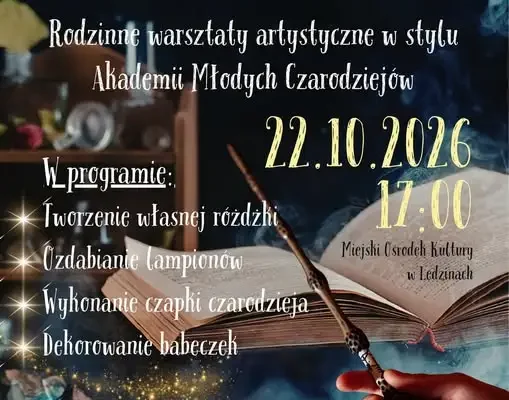Czarodziejski wieczór w MOK Lędziny – rodzinne warsztaty artystyczne