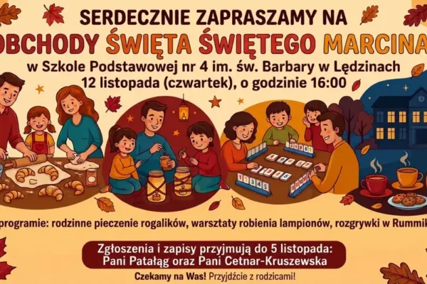 Święto Św. Marcina w ZSG Goławiec – rogaliki, lampiony i Rummikub