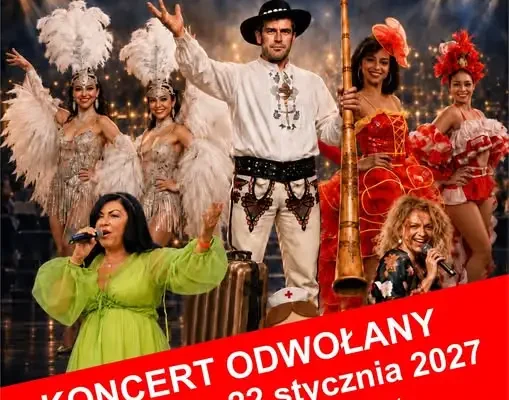 Koncert „Góral z Gwiazdami” w Sokolni przełożony na styczeń 2027