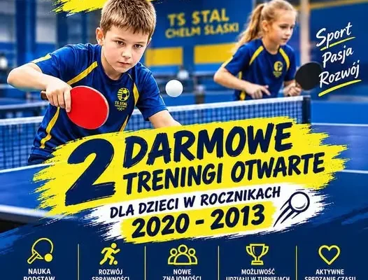 TS Stal Chełm Śląski otwiera drzwi dla młodych tenisistów stołowych