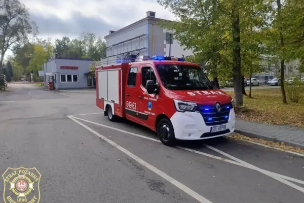 Miejscowe zagrożenie w Bieruniu – interwencja OSP Bieruń Stary