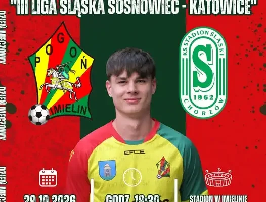 LKS Pogoń Imielin podejmie KS Stadion Śląski Chorzów w 13. kolejce