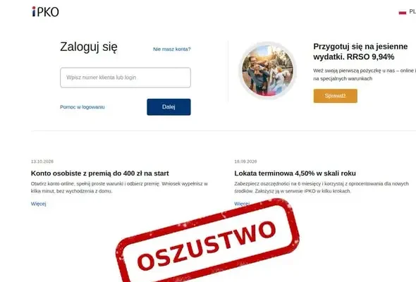 Nowa fala ataków phishingowych na klientów biznesowych banków