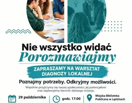 Lędziny: warsztat diagnozy lokalnej o potrzebach dzieci i młodzieży