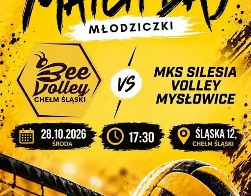 Młodziczki BeeVolley Chełm Śląski zagrają z Silesia Volley. Kibice zaproszeni na halę