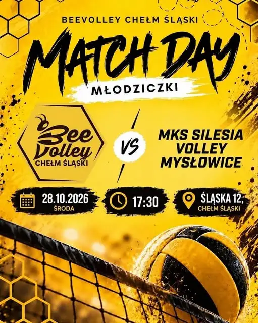 Młodziczki BeeVolley Chełm Śląski zagrają z Silesia Volley. Kibice zaproszeni na halę