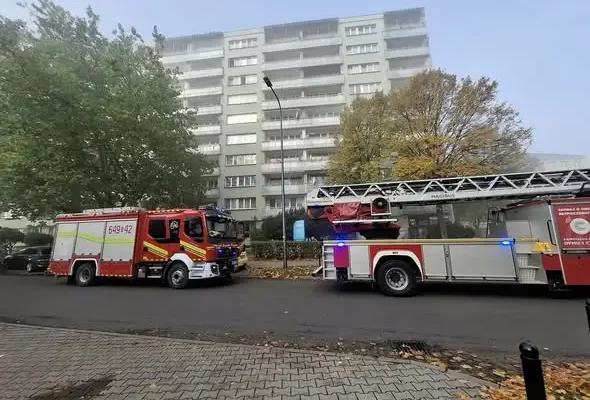 Poranna służba zastępu GBARt 2,5/16 z OSP Lędziny: zabezpieczenie Tychów i powiatu bieruńsko-lędzińskiego