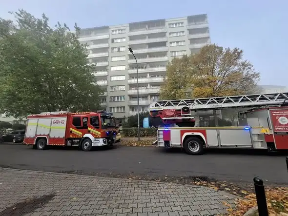 Poranna służba zastępu GBARt 2,5/16 z OSP Lędziny: zabezpieczenie Tychów i powiatu bieruńsko-lędzińskiego